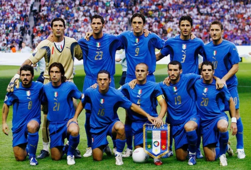 Bốn chức vô địch World Cup của Ý diễn ra vào các năm 1934, 1938, 1982 và 2006. 