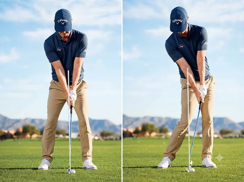 Lực nắm vừa phải giúp golfer kiểm soát gậy và duy trì cú swing linh hoạt.