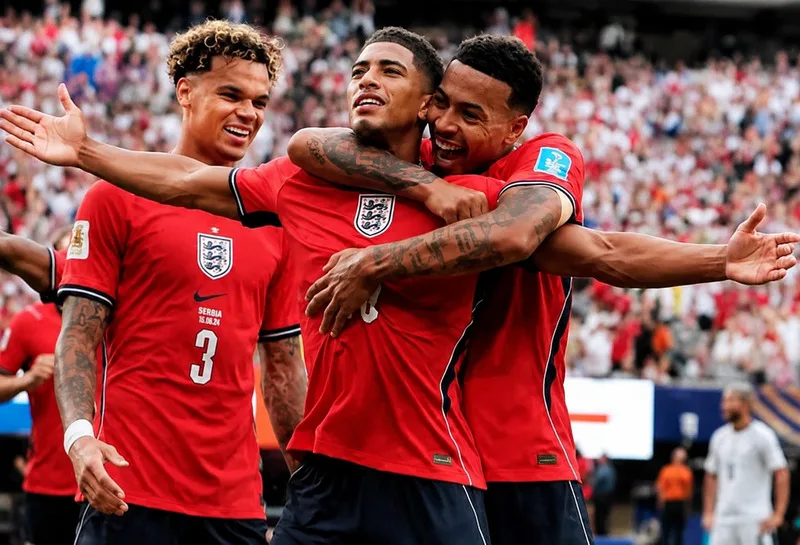 Jude Bellingham ghi dấu tại World Cup 2026 với những màn trình diễn nổi bật trong màu áo đội tuyển Anh.