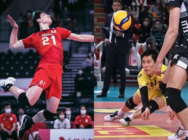 Ran Takahashi kết hợp tốc độ vào đà và khả năng chọn góc đánh để vượt qua hàng chắn đối phương.