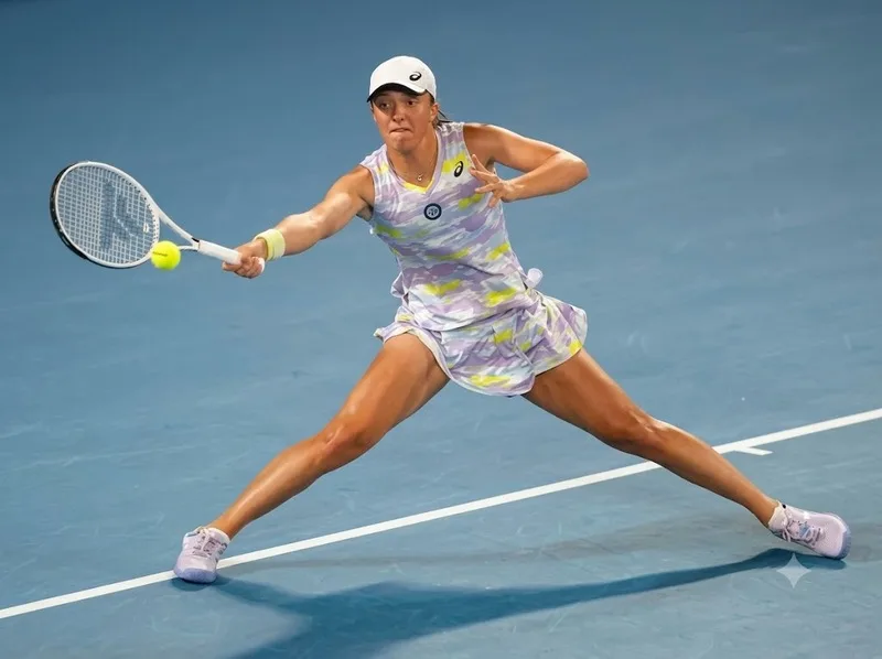 Iga Swiatek là tay vợt Ba Lan sinh năm 2001, từng giữ ngôi số 1 WTA.