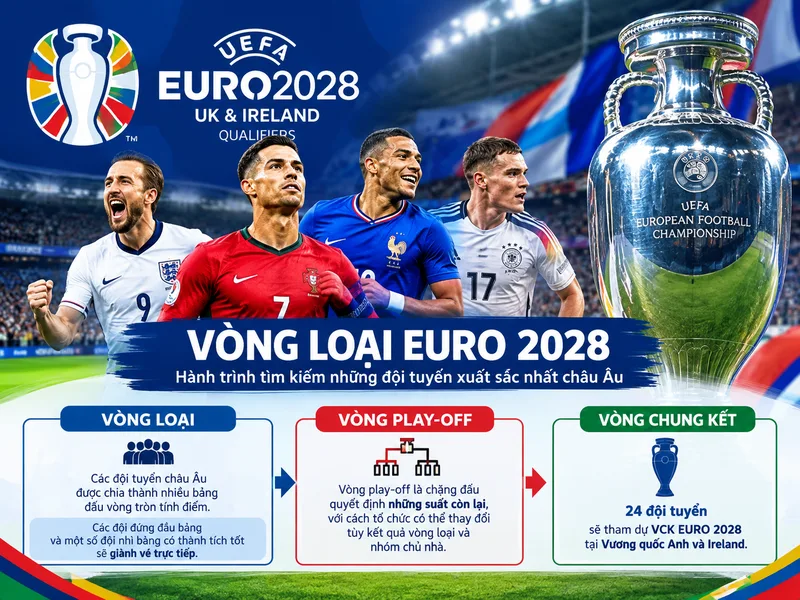 Vòng play-off là chặng đấu quyết định những suất còn lại, với cách tổ chức có thể thay đổi tùy kết quả vòng loại và nhóm chủ nhà.